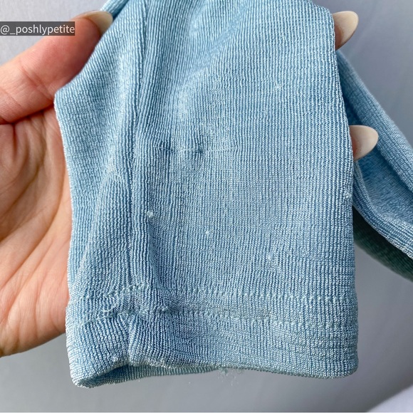 Hazel & Olive s cutout side drawstring slinky long sleeve top - Picture 13 of 16